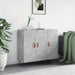 Dulap, gri beton, 90x34x80 cm, lemn compozit - WALTI WALTI
