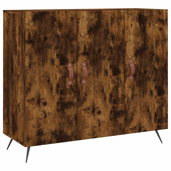Dulap, stejar fumuriu, 90x34x80 cm, lemn compozit WALTI