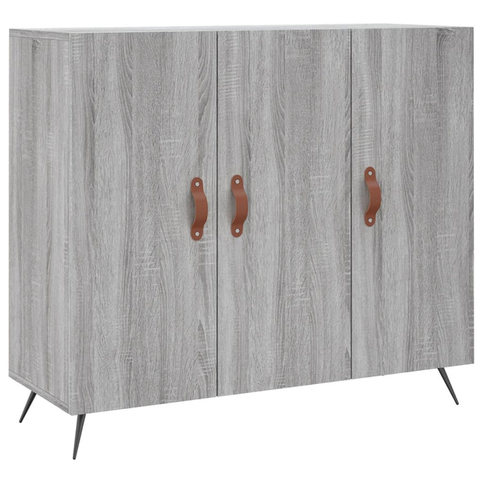 Dulap, gri sonoma, 90x34x80 cm, lemn compozit WALTI