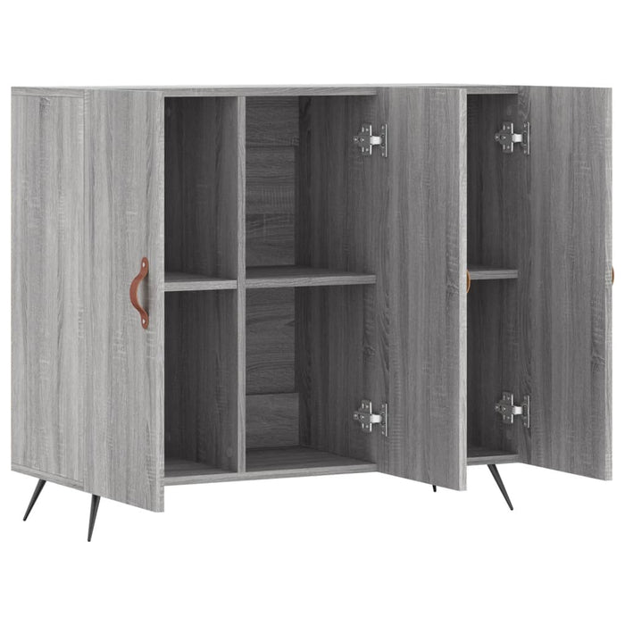 Dulap, gri sonoma, 90x34x80 cm, lemn compozit WALTI