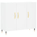 Dulap, alb, 90x34x80 cm, lemn compozit - WALTI WALTI