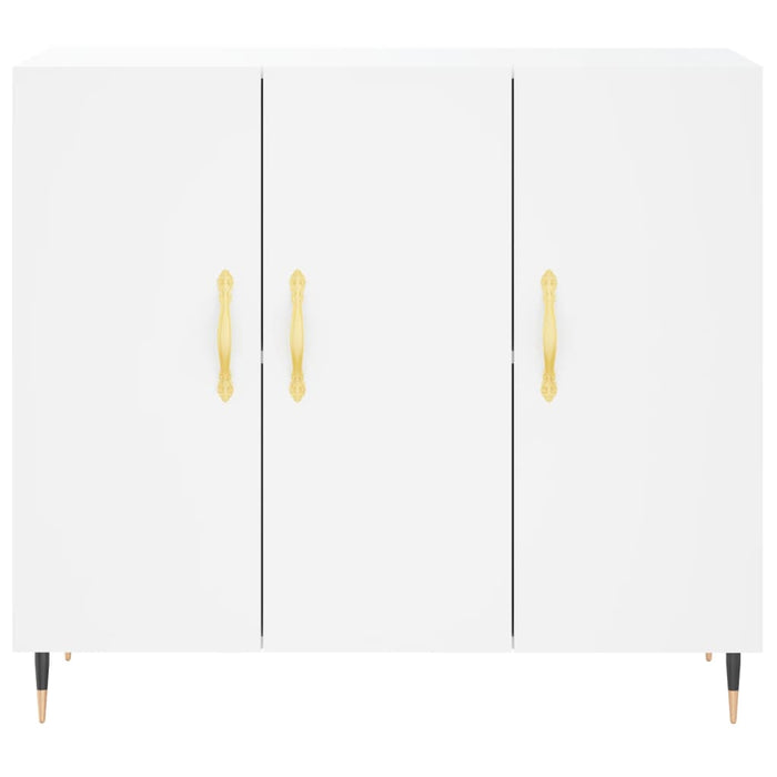 Dulap, alb, 90x34x80 cm, lemn compozit - WALTI WALTI