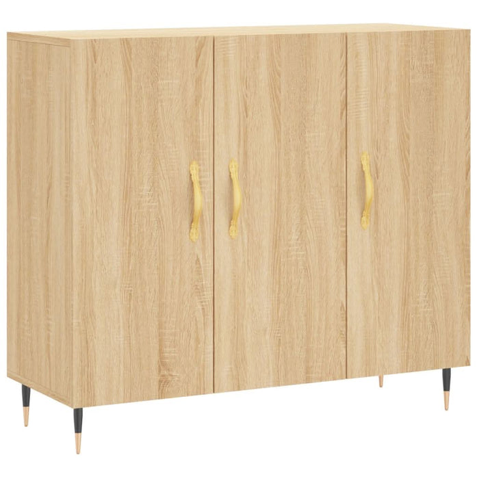 Dulap, stejar sonoma, 90x34x80 cm, lemn compozit - WALTI WALTI