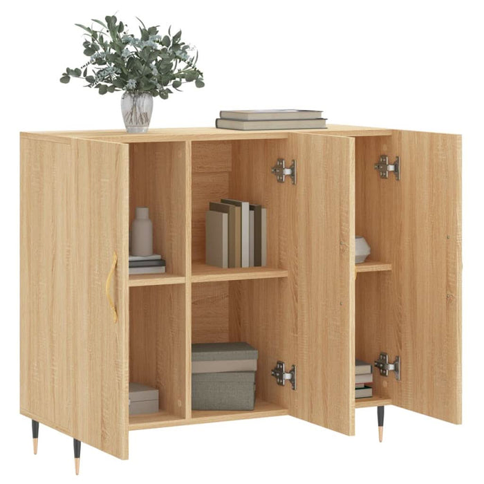 Dulap, stejar sonoma, 90x34x80 cm, lemn compozit - WALTI WALTI