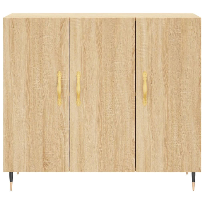Dulap, stejar sonoma, 90x34x80 cm, lemn compozit - WALTI WALTI