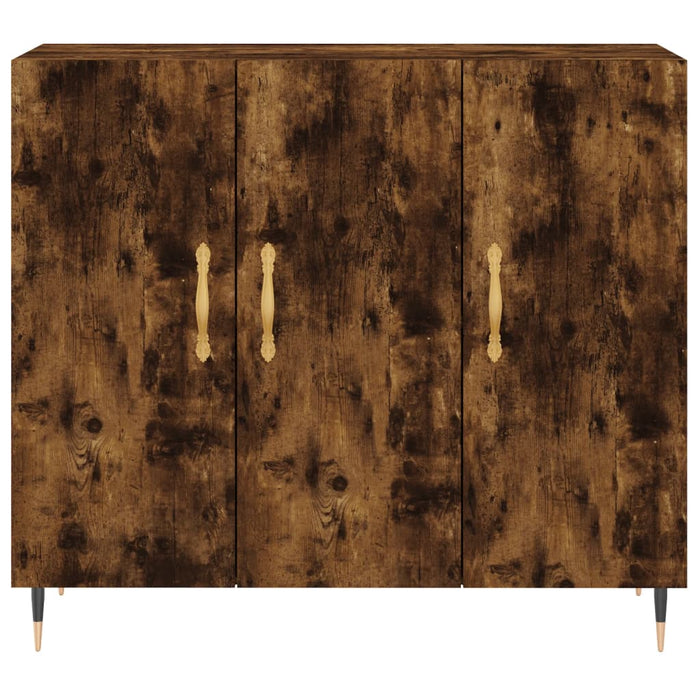 Dulap, stejar fumuriu, 90x34x80 cm, lemn compozit WALTI