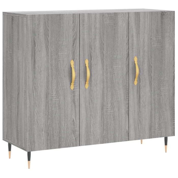 Dulap, gri sonoma, 90x34x80 cm, lemn compozit WALTI