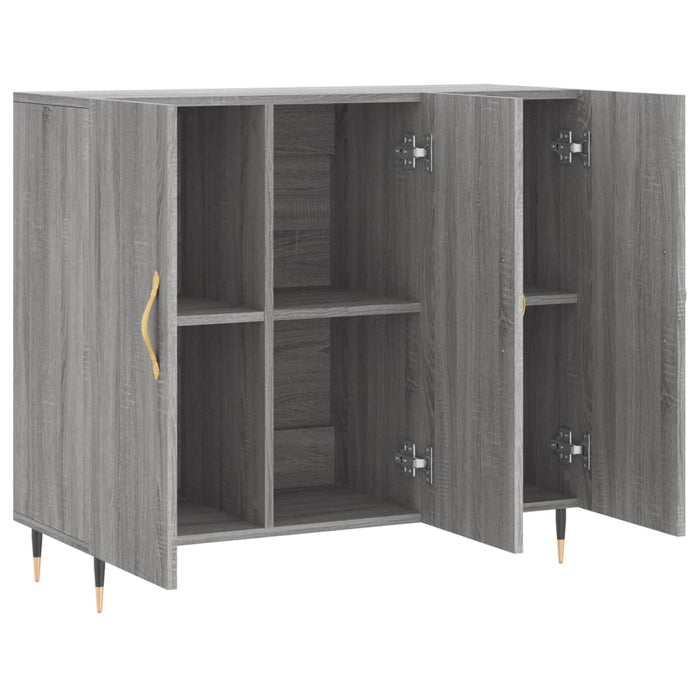 Dulap, gri sonoma, 90x34x80 cm, lemn compozit WALTI