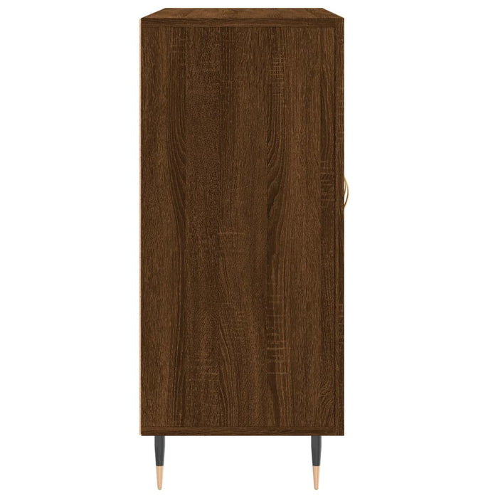 Dulap, stejar maro, 90x34x80 cm, lemn compozit WALTI