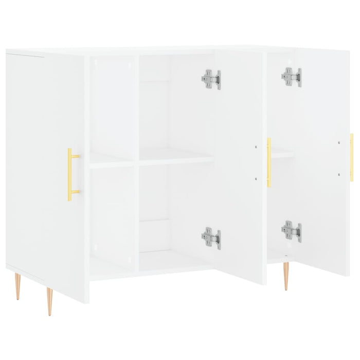 Dulap, alb, 90x34x80 cm, lemn compozit - WALTI WALTI