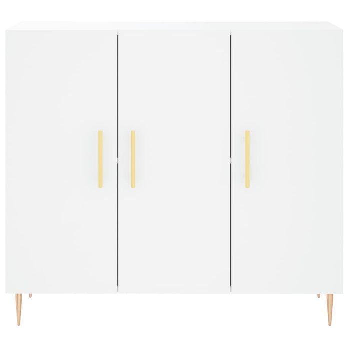 Dulap, alb, 90x34x80 cm, lemn compozit - WALTI WALTI