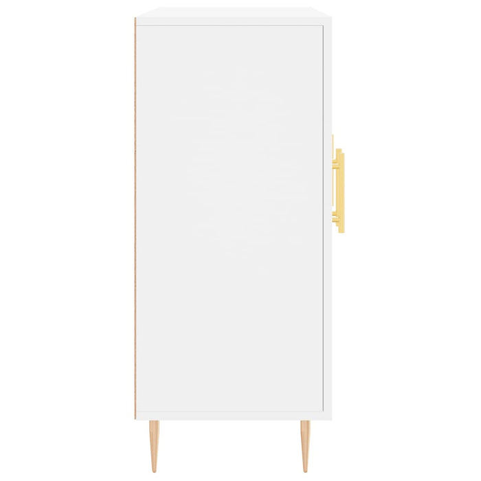 Dulap, alb, 90x34x80 cm, lemn compozit - WALTI WALTI