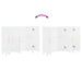 Dulap, alb, 90x34x80 cm, lemn compozit - WALTI WALTI