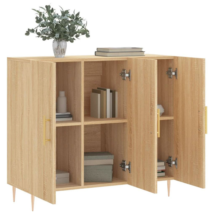 Dulap, stejar sonoma, 90x34x80 cm, lemn compozit - WALTI WALTI