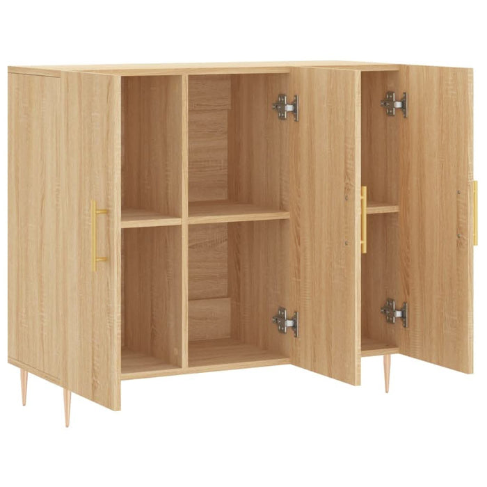 Dulap, stejar sonoma, 90x34x80 cm, lemn compozit - WALTI WALTI