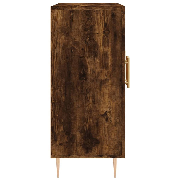 Dulap, stejar fumuriu, 90x34x80 cm, lemn compozit - WALTI WALTI