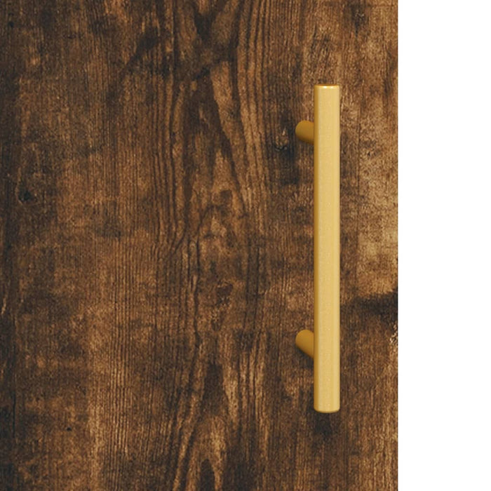 Dulap, stejar fumuriu, 90x34x80 cm, lemn compozit - WALTI WALTI