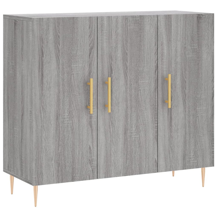 Dulap, gri sonoma, 90x34x80 cm, lemn compozit WALTI
