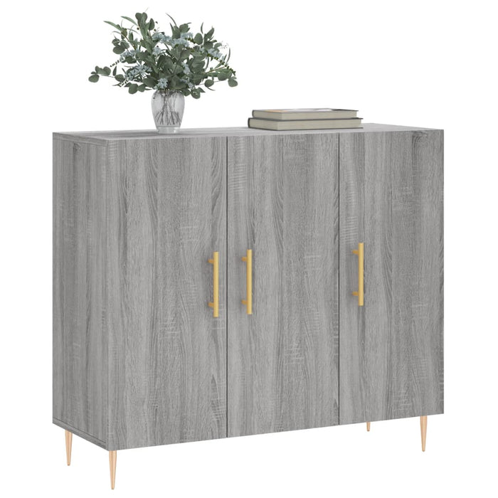 Dulap, gri sonoma, 90x34x80 cm, lemn compozit WALTI