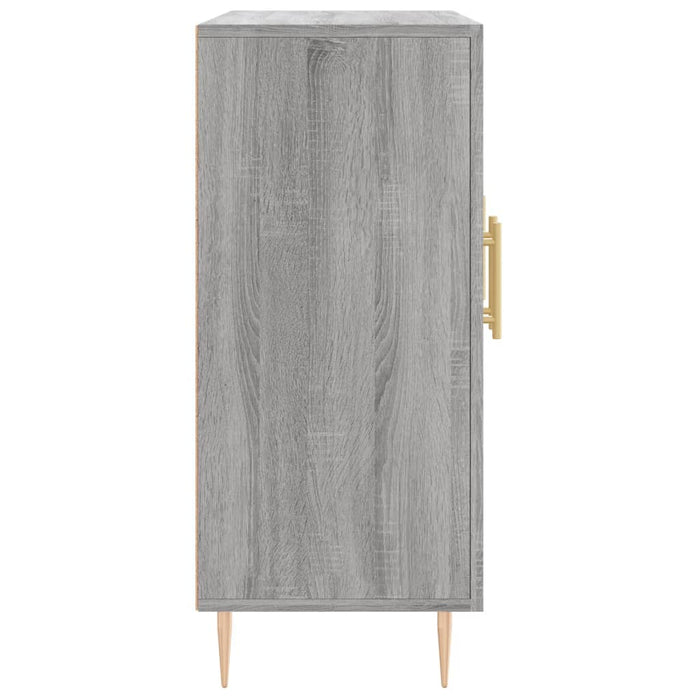 Dulap, gri sonoma, 90x34x80 cm, lemn compozit WALTI