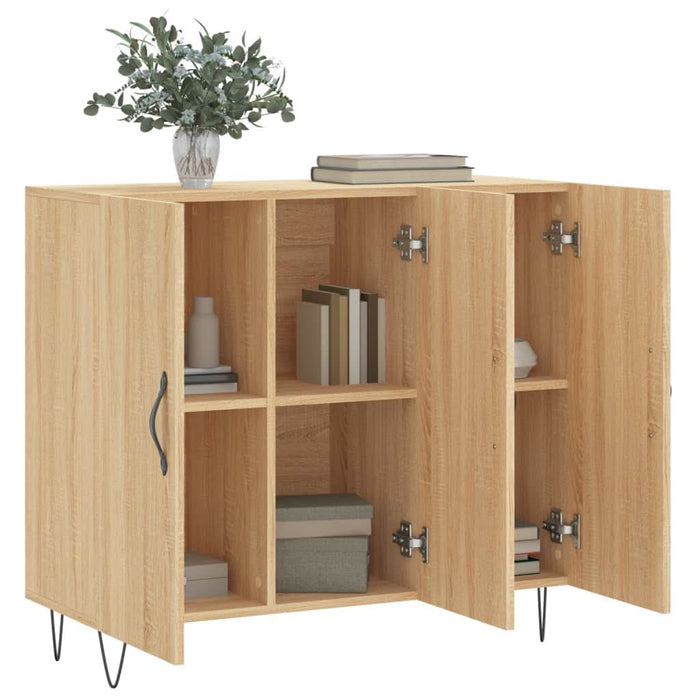 Dulap, stejar sonoma, 90x34x80 cm, lemn compozit - WALTI WALTI