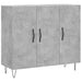 Dulap, gri beton, 90x34x80 cm, lemn compozit - WALTI WALTI
