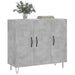 Dulap, gri beton, 90x34x80 cm, lemn compozit - WALTI WALTI