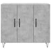 Dulap, gri beton, 90x34x80 cm, lemn compozit - WALTI WALTI