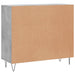 Dulap, gri beton, 90x34x80 cm, lemn compozit - WALTI WALTI