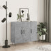 Dulap, gri beton, 90x34x80 cm, lemn compozit - WALTI WALTI