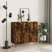 Dulap, stejar fumuriu, 90x34x80 cm, lemn compozit - WALTI WALTI