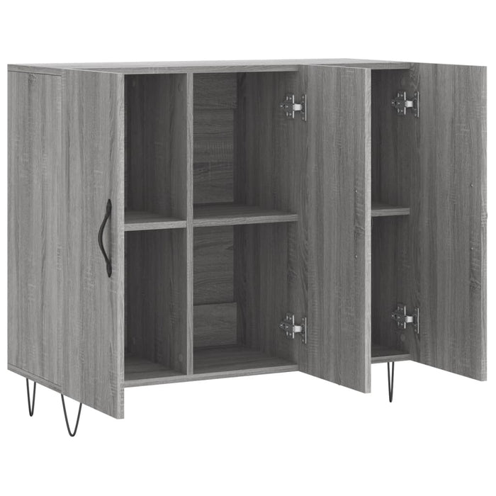 Dulap, gri sonoma, 90x34x80 cm, lemn compozit - WALTI WALTI