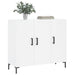 Dulap, alb, 90x34x80 cm, lemn compozit - WALTI WALTI