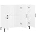 Dulap, alb, 90x34x80 cm, lemn compozit - WALTI WALTI