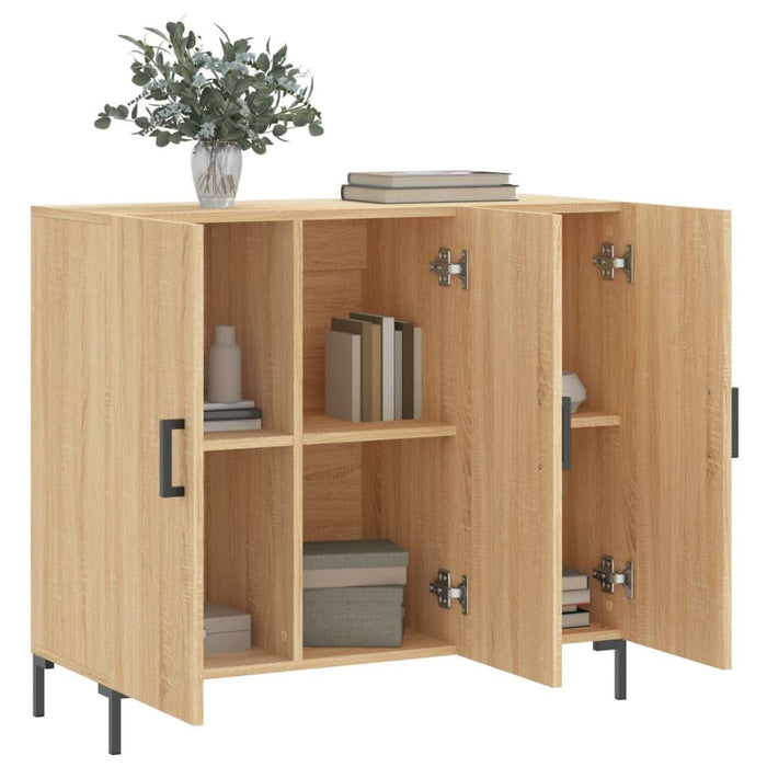 Dulap, stejar sonoma, 90x34x80 cm, lemn compozit - WALTI WALTI