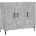 Dulap, gri beton, 90x34x80 cm, lemn compozit - WALTI WALTI