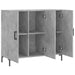 Dulap, gri beton, 90x34x80 cm, lemn compozit - WALTI WALTI