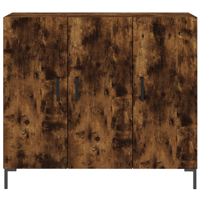 Dulap, stejar fumuriu, 90x34x80 cm, lemn compozit - WALTI WALTI