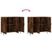 Dulap, stejar fumuriu, 90x34x80 cm, lemn compozit - WALTI WALTI