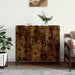 Dulap, stejar fumuriu, 90x34x80 cm, lemn compozit - WALTI WALTI