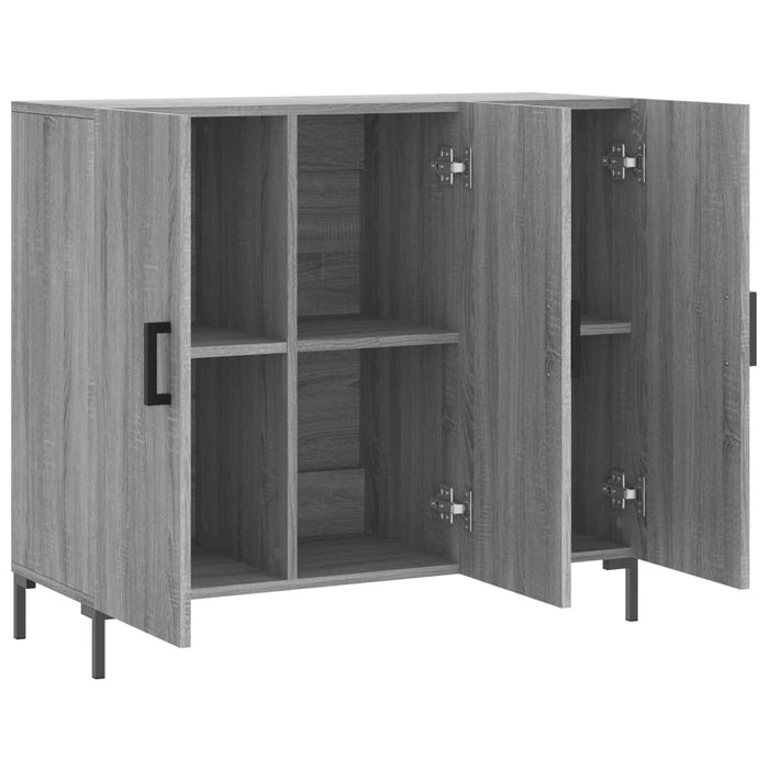 Dulap, gri sonoma, 90x34x80 cm, lemn compozit - WALTI WALTI