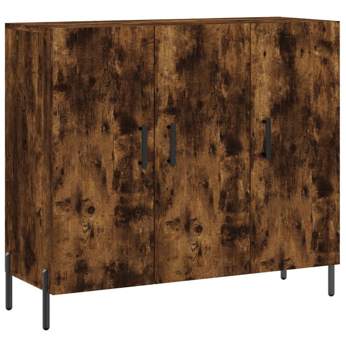 Dulap, stejar fumuriu, 90x34x80 cm, lemn compozit WALTI
