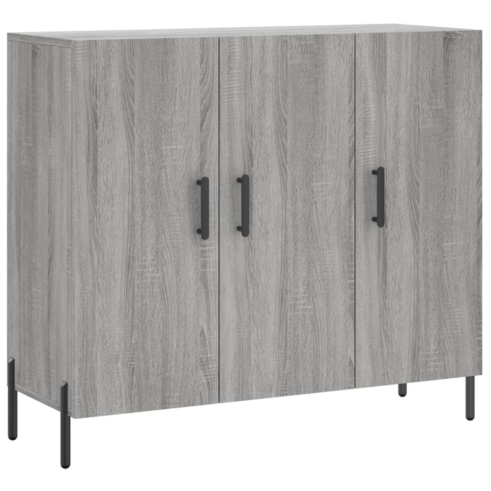 Dulap, gri sonoma, 90x34x80 cm, lemn compozit WALTI