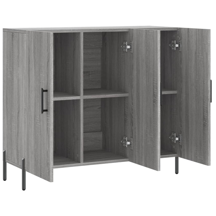 Dulap, gri sonoma, 90x34x80 cm, lemn compozit WALTI