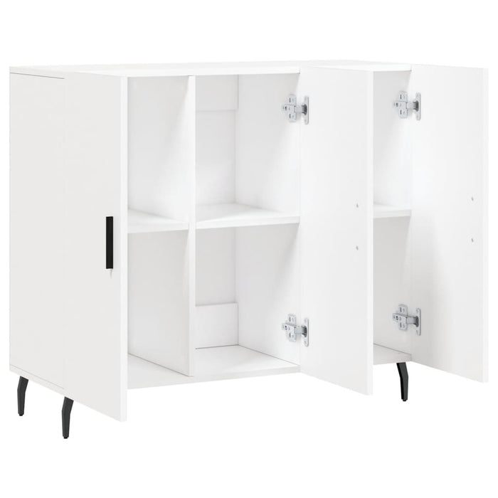 Dulap, alb, 90x34x80 cm, lemn compozit - WALTI WALTI