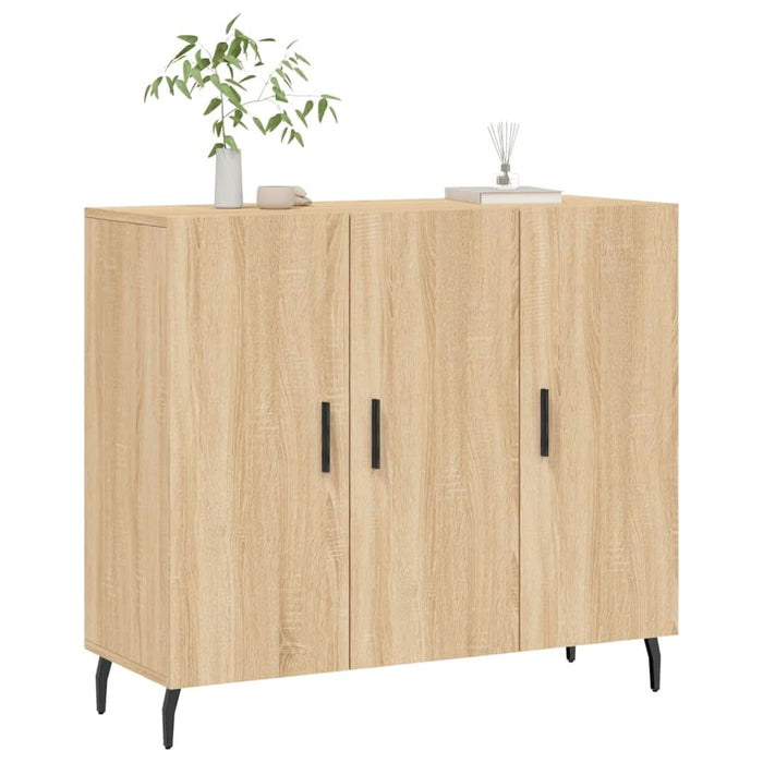Dulap, stejar sonoma, 90x34x80 cm, lemn compozit - WALTI WALTI