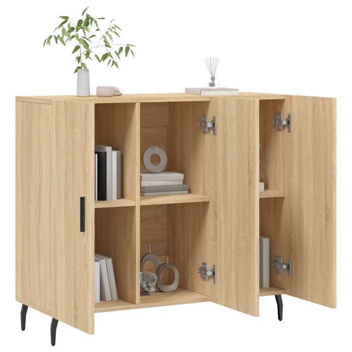 Dulap, stejar sonoma, 90x34x80 cm, lemn compozit - WALTI WALTI