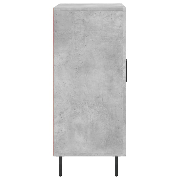 Dulap, gri beton, 90x34x80 cm, lemn compozit - WALTI WALTI