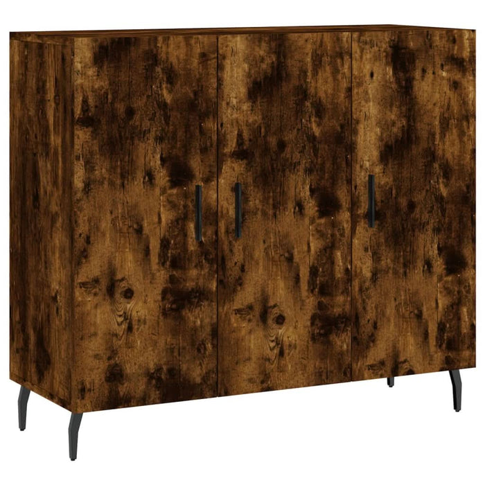 Dulap, stejar fumuriu, 90x34x80 cm, lemn compozit - WALTI WALTI