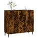 Dulap, stejar fumuriu, 90x34x80 cm, lemn compozit - WALTI WALTI